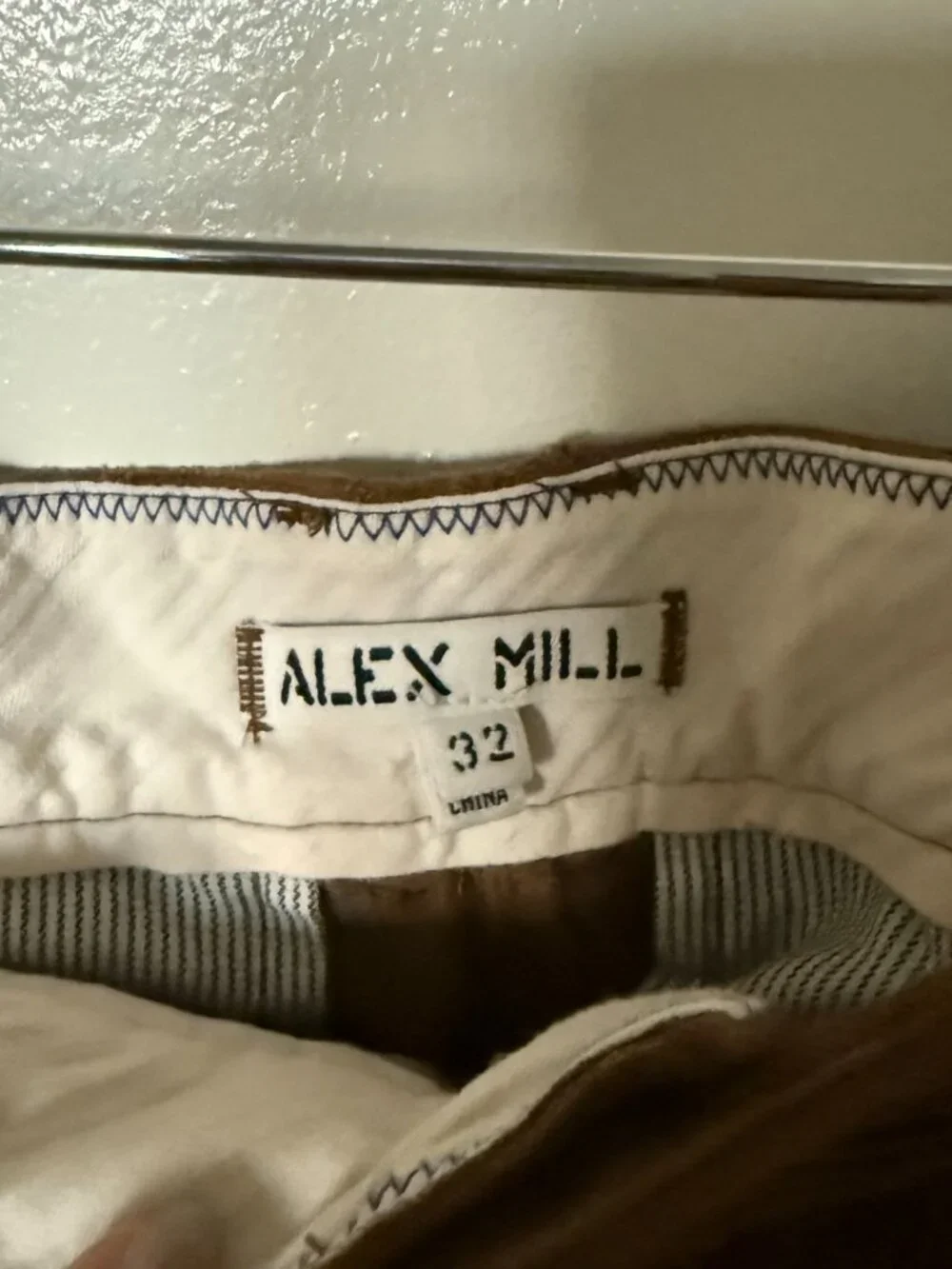 Alex Mill The Cord Brown Corduroy Suit Set M